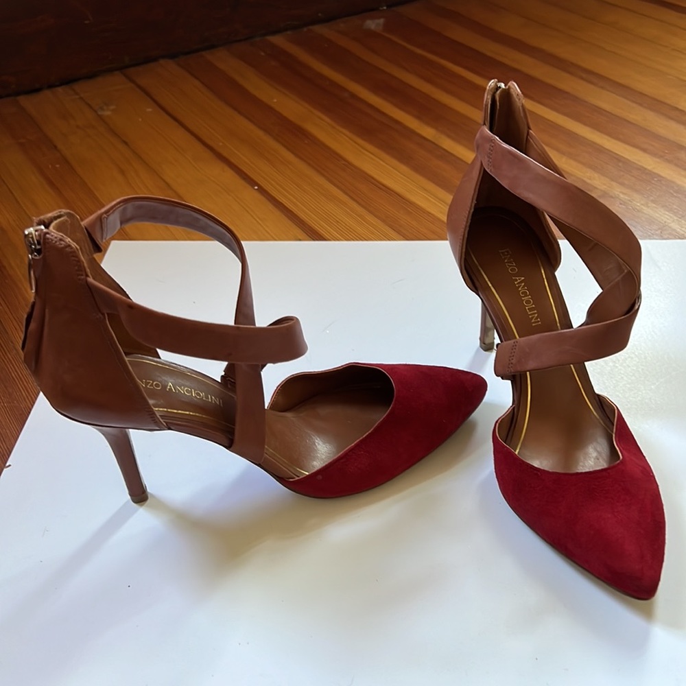 Enzo Angliolini Cross Strap Heels - image 2